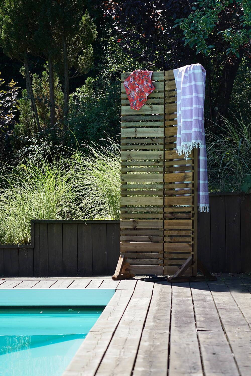 Jardipolys - Brise-vue pliant LIGN Z 80 x 180 cm, ép.1,6cm - pin classe 3 FSC ® Jardipolys - Imagen 4