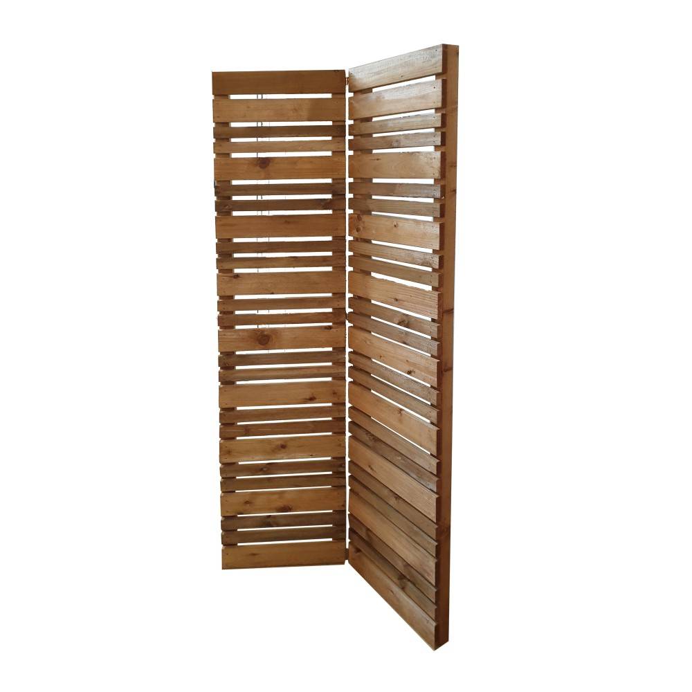 Jardipolys - Brise-vue pliant LIGN Z 80 x 180 cm, ép.1,6cm - pin classe 3 FSC ® Jardipolys - Imagen 1