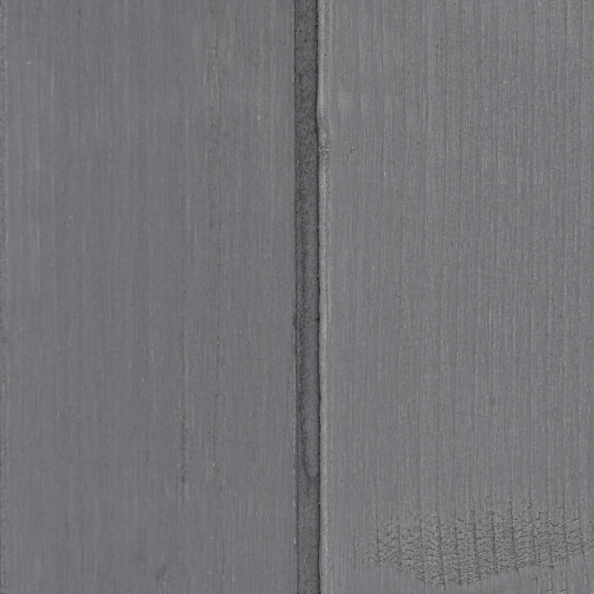 Armoire jardin 2 portes, toit asphalte, design antidumping, clous au sol, sapin, gris+blanc, 139x75x160 cm - Image 9