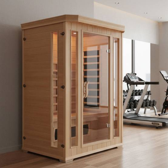 Cabine de sauna luxe infrarouge 2 places NARVIK - Image 3