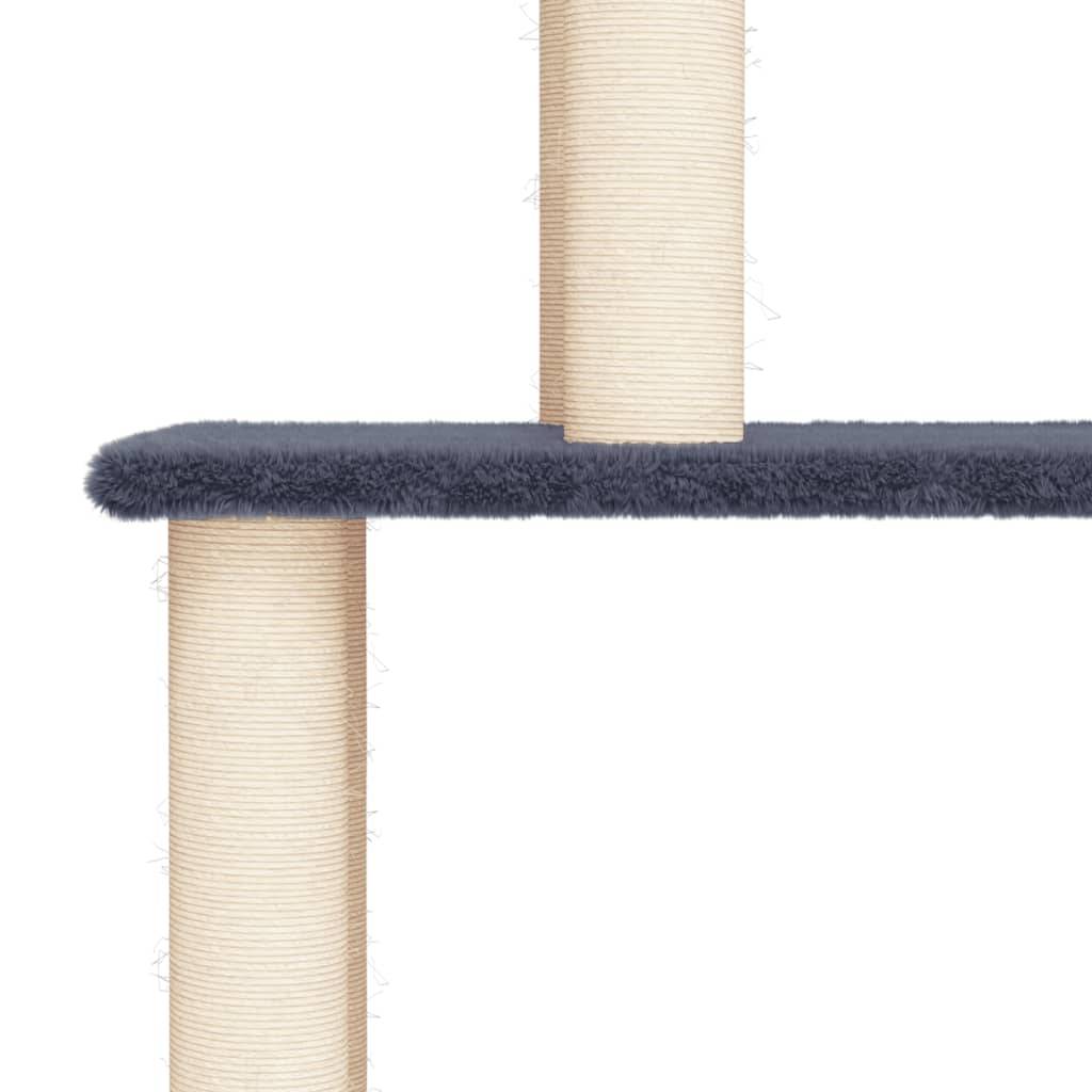 Vidaxl - Arbre à chat avec griffoirs en sisal gris foncé 183 cm vidaXL 171746 - Image 4