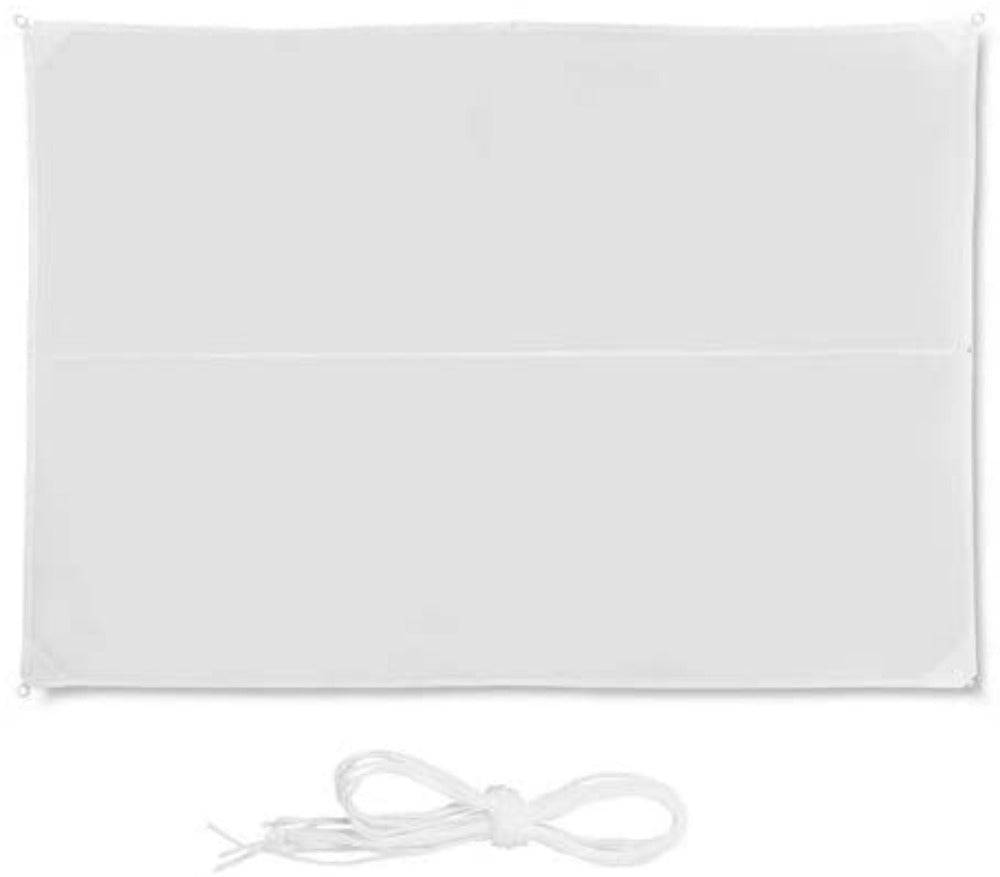Helloshop26 - Voile d'ombrage rectangle 3 x 4 m blanc - Imagen 1