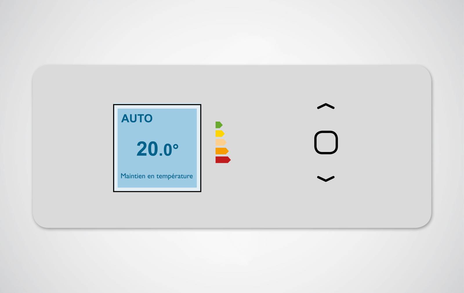 Radiateur chaleur 1000W AGILIA vertical pilotage intelligent connecté blanc carat - ATLANTIC - 518416 - Image 2
