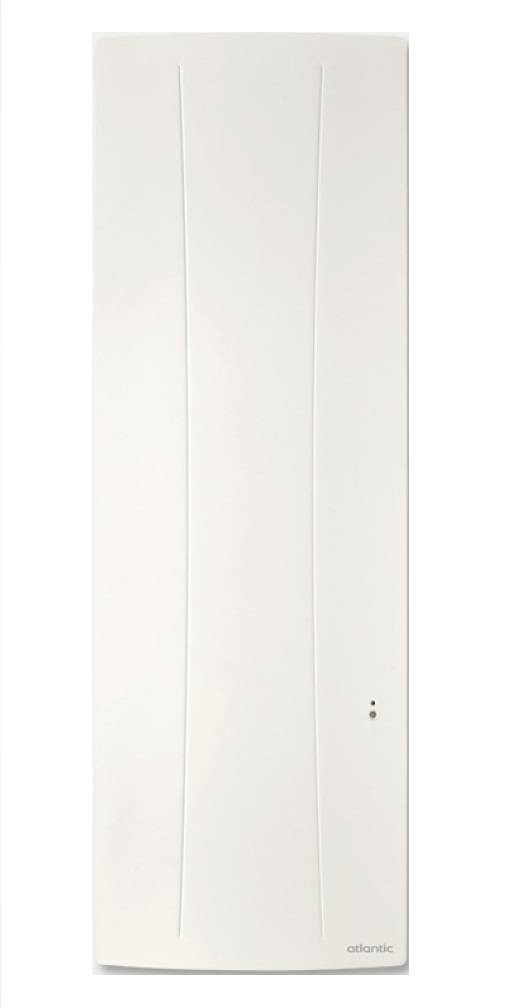 Radiateur chaleur 1000W AGILIA vertical pilotage intelligent connecté blanc carat - ATLANTIC - 518416 - Image 1