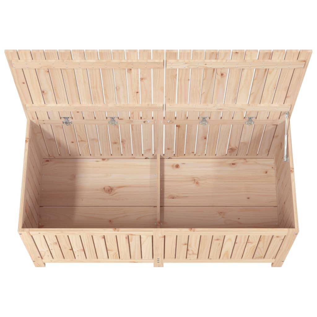 Helloshop26 - Coffre boîte meuble de jardin rangement 147 x 68 x 64 cm bois massif de pin - Imagen 4