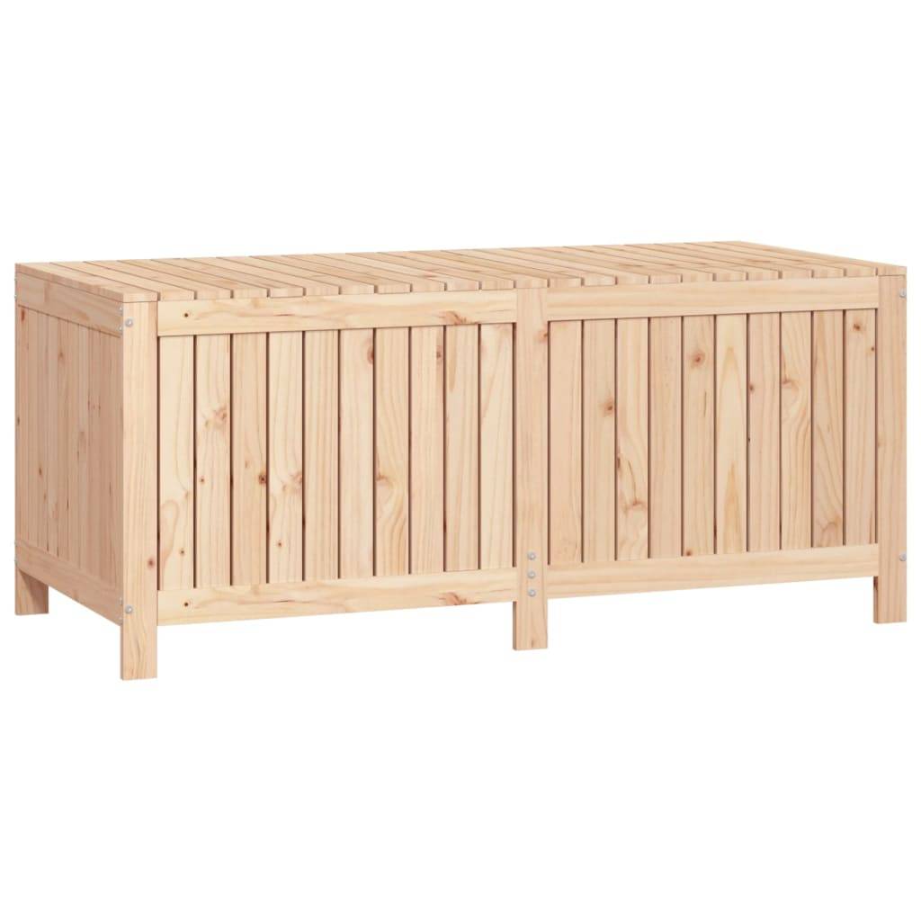 Helloshop26 - Coffre boîte meuble de jardin rangement 147 x 68 x 64 cm bois massif de pin - Imagen 2