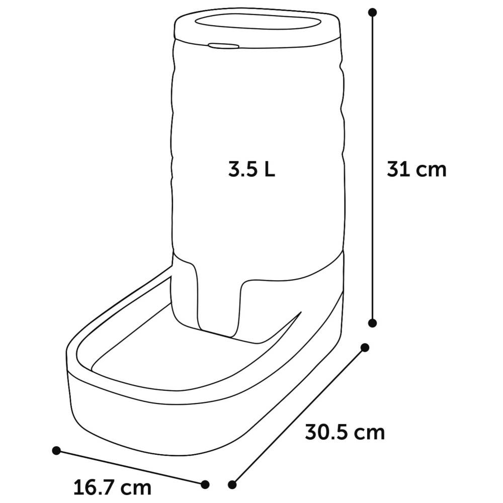 Distributeur de croquette Fred 3,5 litres, pour chien - Image 2