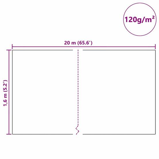 Protection Végétale Hiver Beige Tissu Non Tissé Densité Standard Barrière Thermique Beige 20x1,6m – ComfortXL Outdoor Living - Image 8