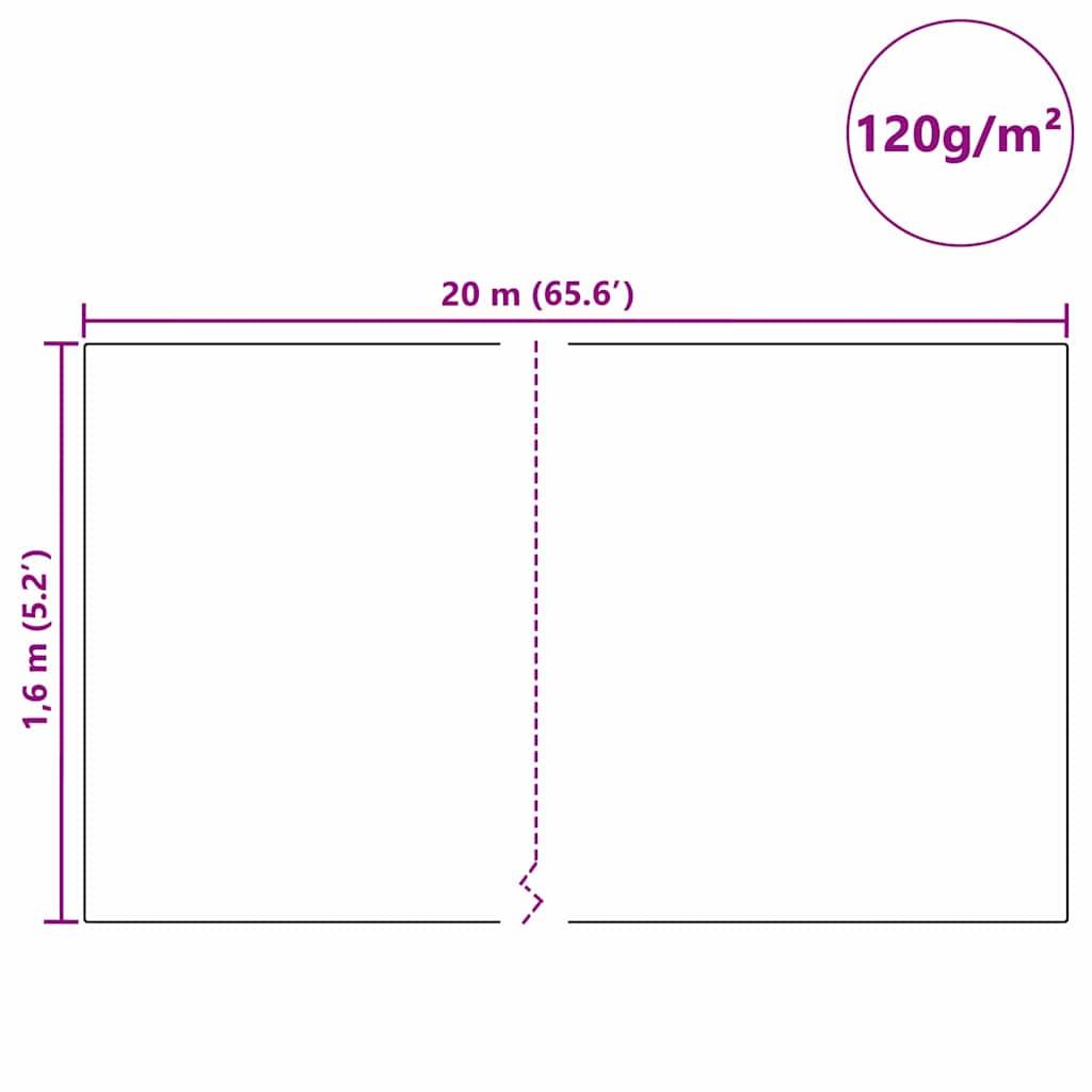 Protection Végétale Hiver Beige Tissu Non Tissé Densité Standard Barrière Thermique Beige 20x1,6m – ComfortXL Outdoor Living - Image 8