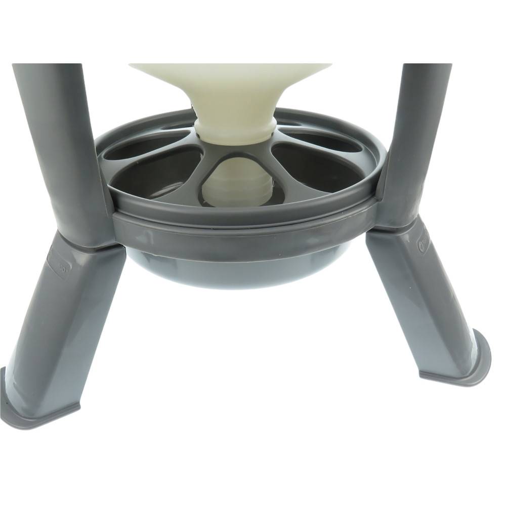 Mangeoire en plastique sur pieds, 20 Litres, pour poules - Image 4