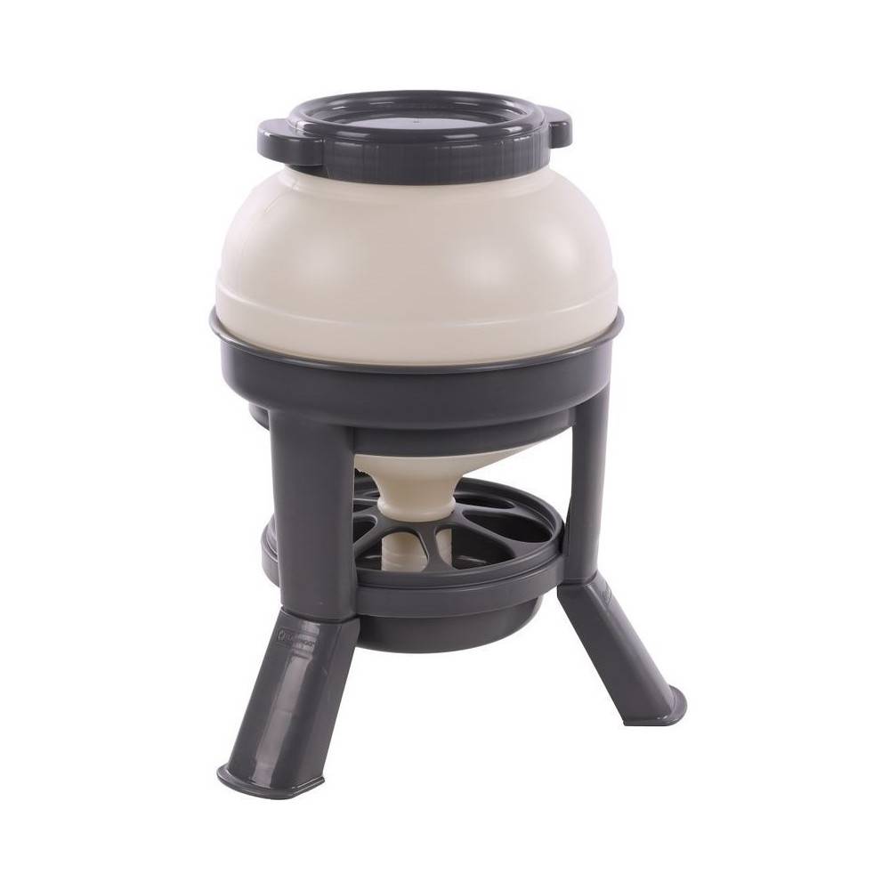 Mangeoire en plastique sur pieds, 20 Litres, pour poules - Imagen 5