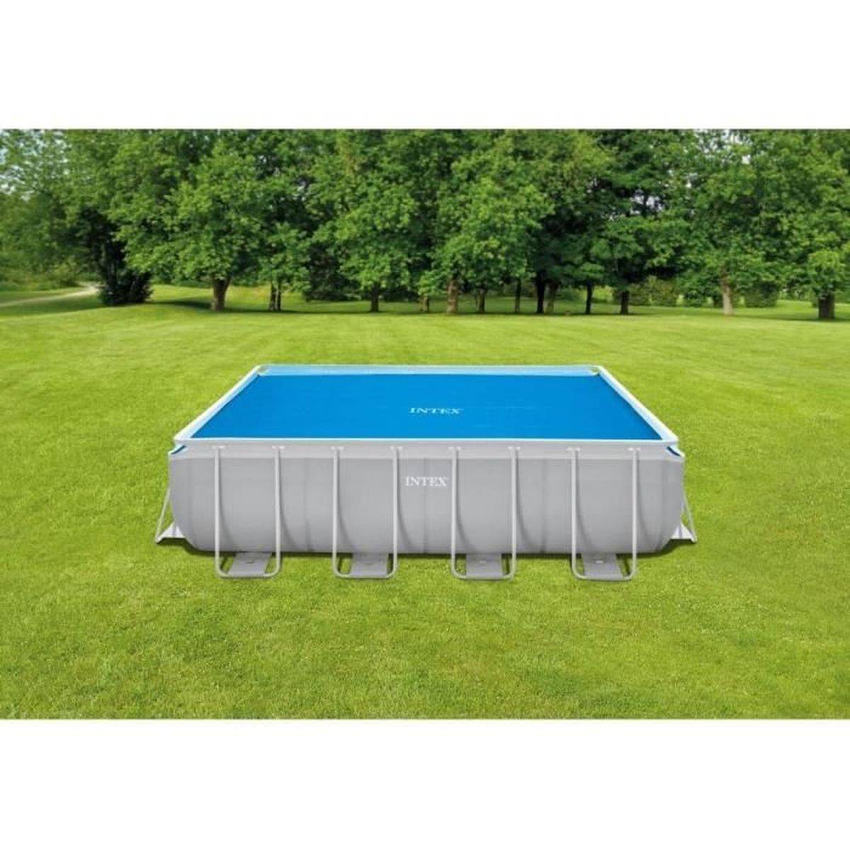 Bâche à bulles pour piscine tubulaire rectangulaire 4,00 x 2,00 m - Intex - Imagen 3