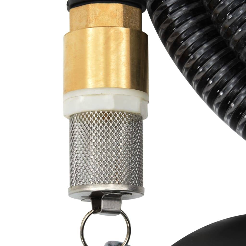 Vidaxl - Tuyau d'aspiration avec raccords en laiton noir 1,1" 25 m PVC vidaXL 151069 - Image 6