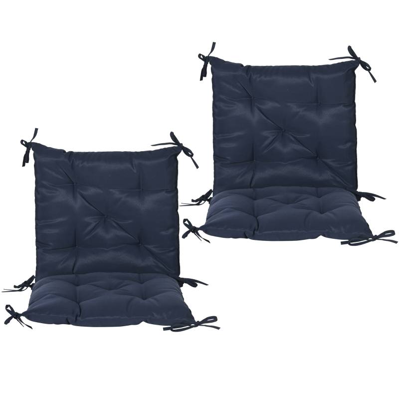 PANGIVO - Coussin d’assise en polyester, bleu foncé, 98 x 50 x 8 cm - PANGIVO - Image 7