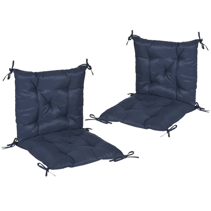PANGIVO - Coussin d’assise en polyester, bleu foncé, 98 x 50 x 8 cm - PANGIVO - Image 8
