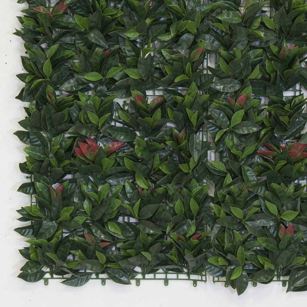 Sodipa - Feuillage artificiel 1 m x 1 m Photinia - Image 4