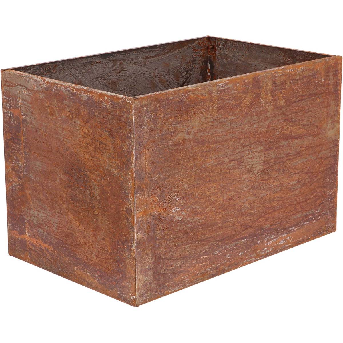 Esschert Design - Jardinière en acier corten rouille 58 x 38 x 38 cm Esschert's Garden - Imagen 1