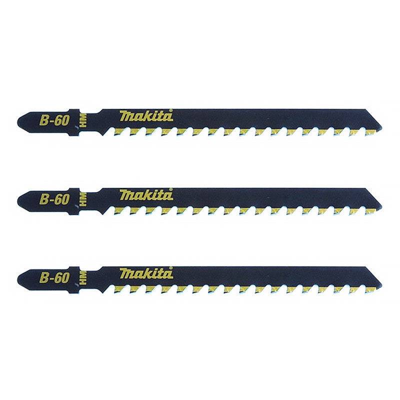 Makita - Lot de 3 Lames de scie sauteuse MAKITA B-06890 pour epoxy, plaque de plâtre, fibrociment et MDF Makita