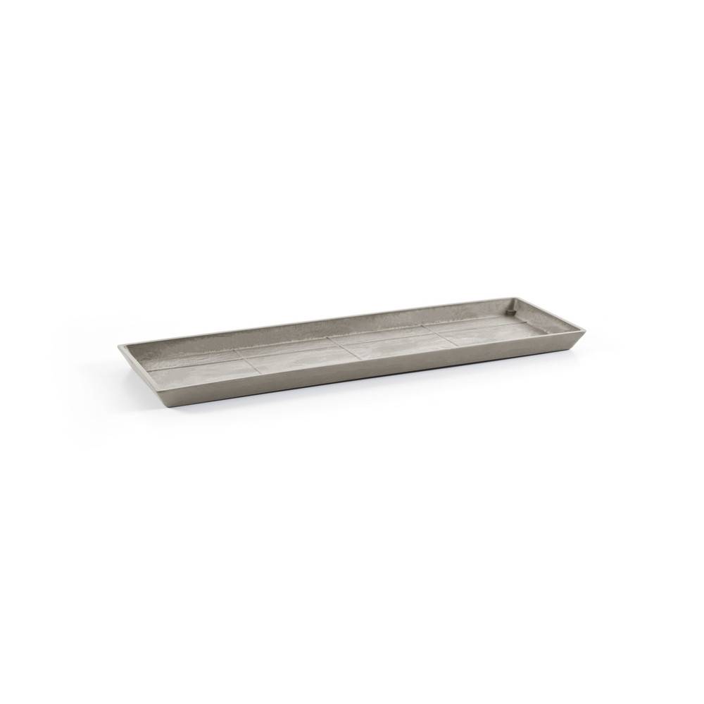 Ecopots - Soucoupe Rectangular 55 Old Taupe - 57,5 x 19,5 x H. 2,5 cm ECOPOTS