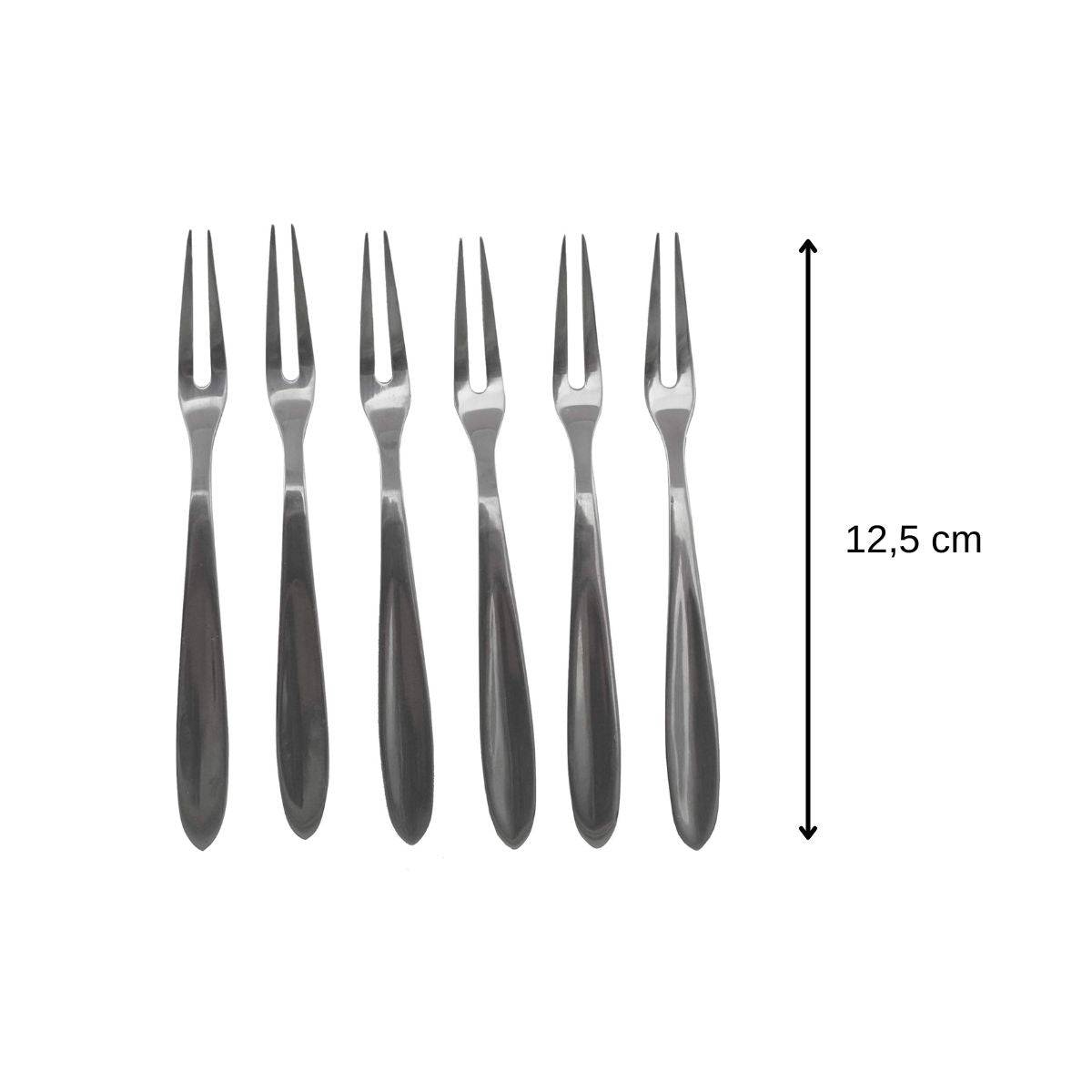 VINTAGE LITTLE FORK 12 Fourchettes à Escargots Cocktail Fruits Dessert