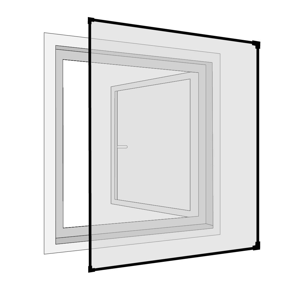 Facilitys - Moustiquaire fenêtre aimantée - Imagen 1