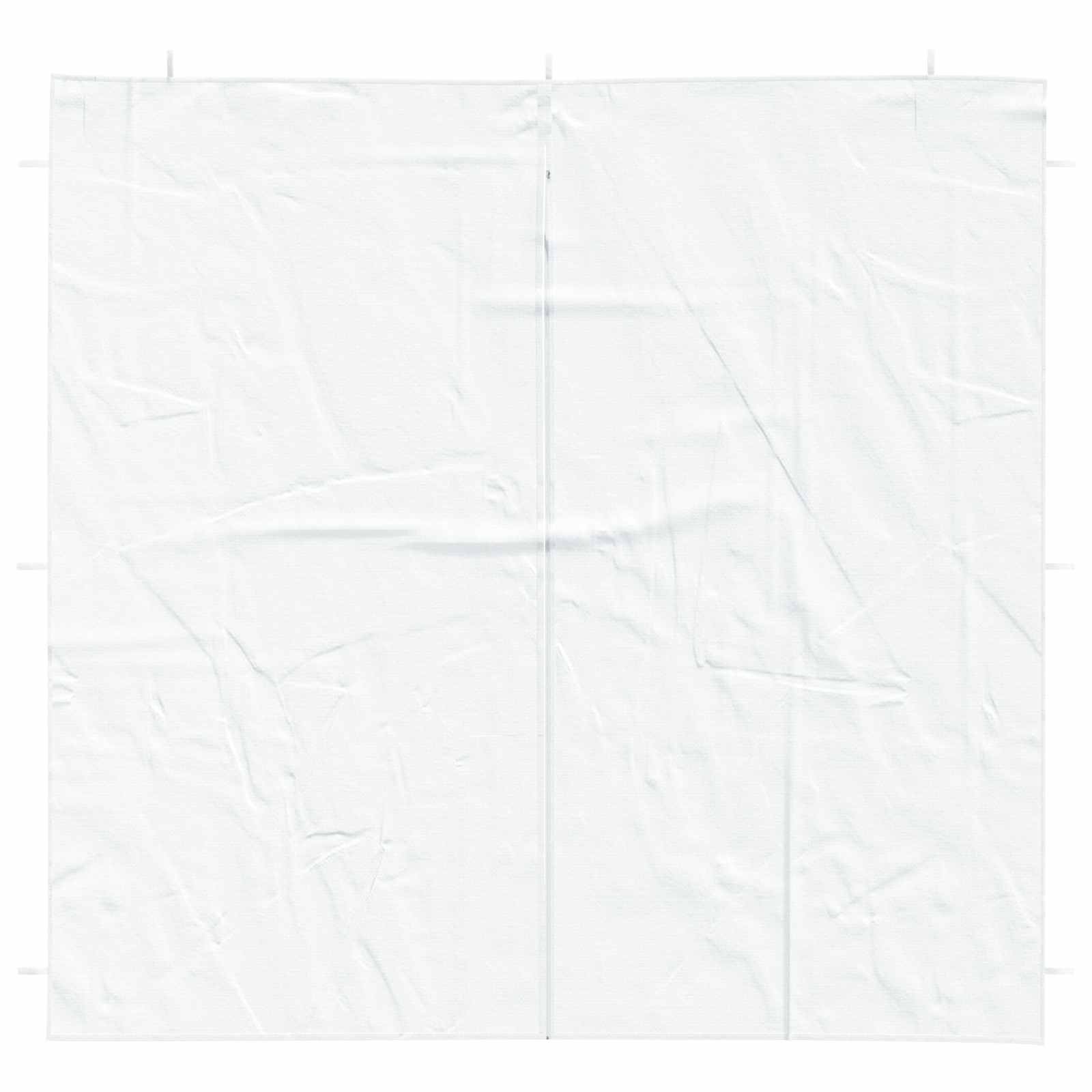 Mur de tente de fête PE et acier blanc 200 x 195 cm - PANGIVO - Image 3