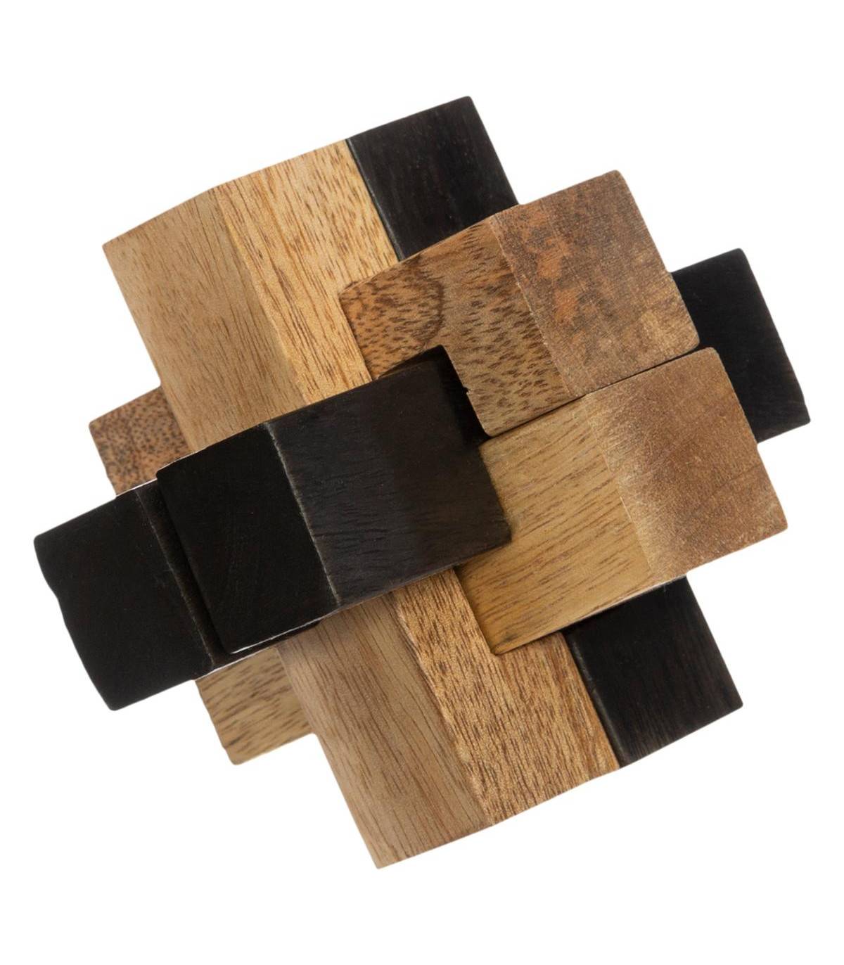 Objet déco Casse Tête en Bois de Manguier