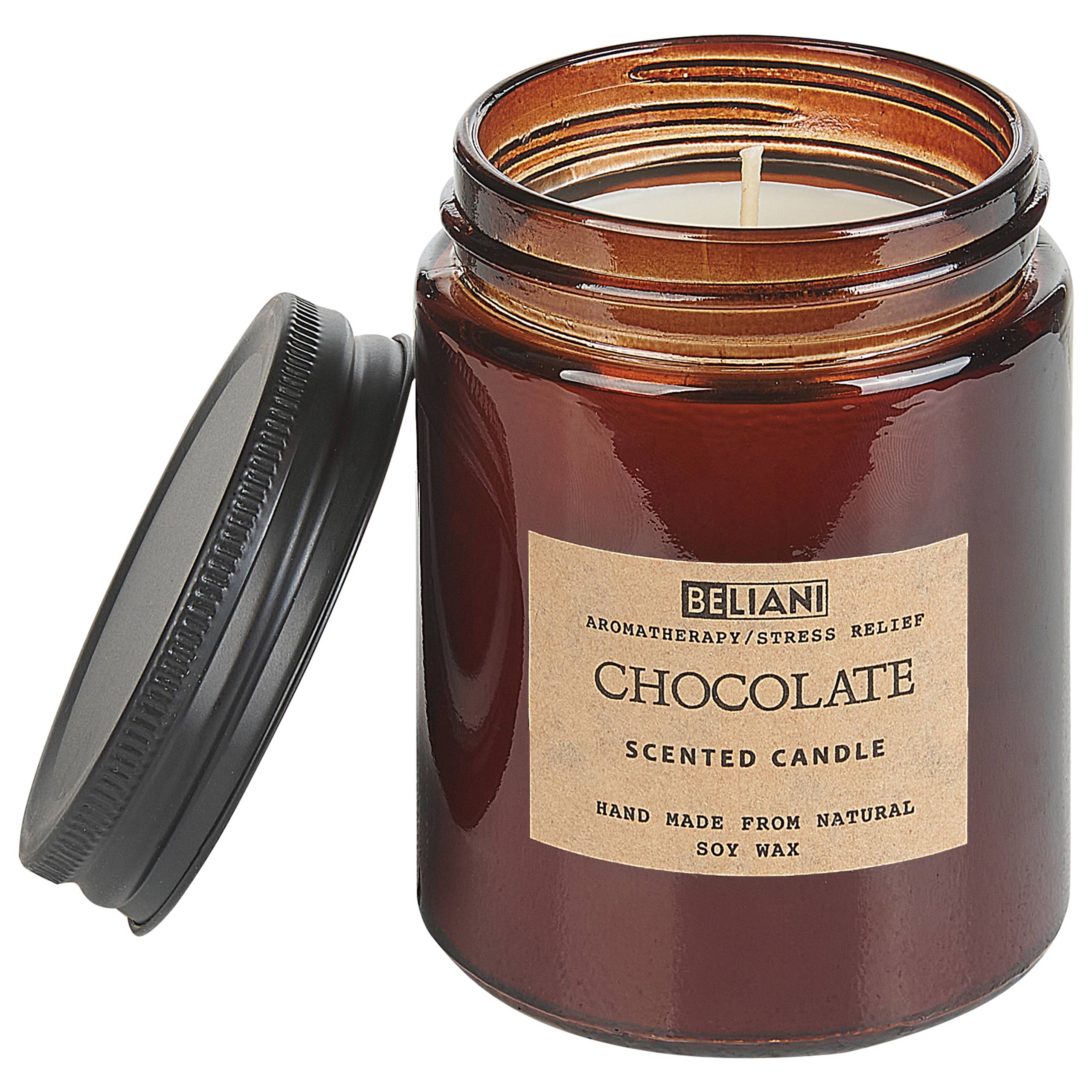 Beliani - Diffuseur de parfum Cire de soja Marron DARK ELEGANCE - 7x7x9- Beliani - Image 6