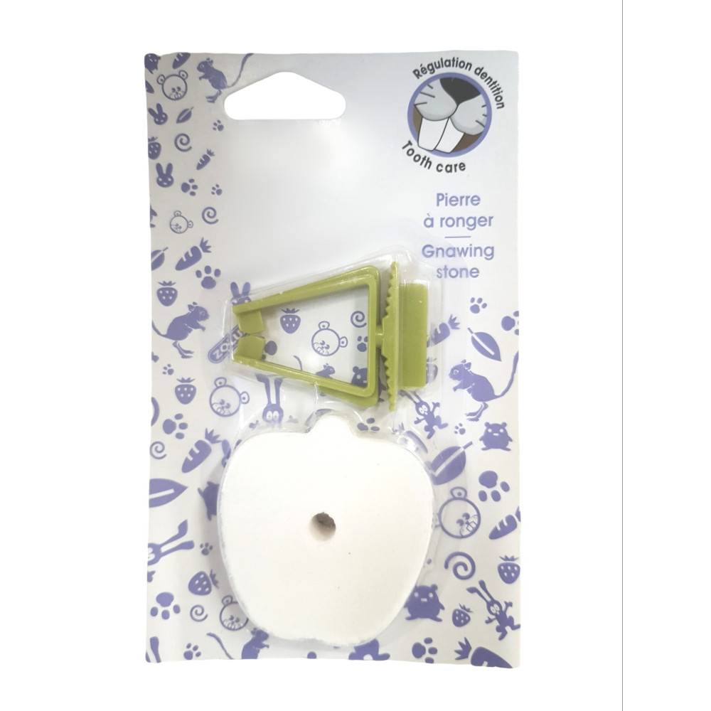 animallparadise - Pierre à ronger Forme pomme 60 g pour rongeurs - Imagen 4