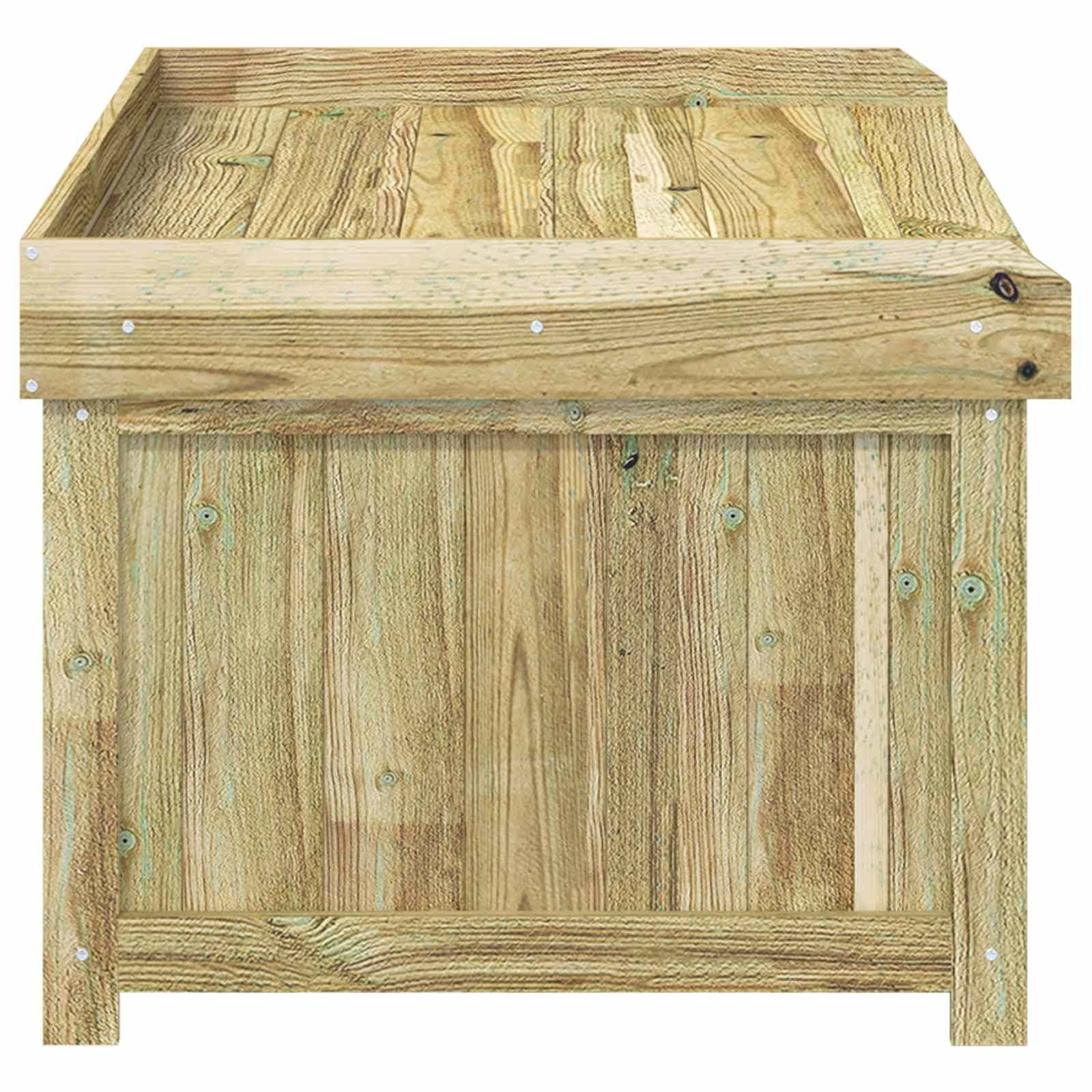 Vidaxl - Coffre à coussins d'extérieur Bois de pin imprégné vidaXL 42042675 - Image 5