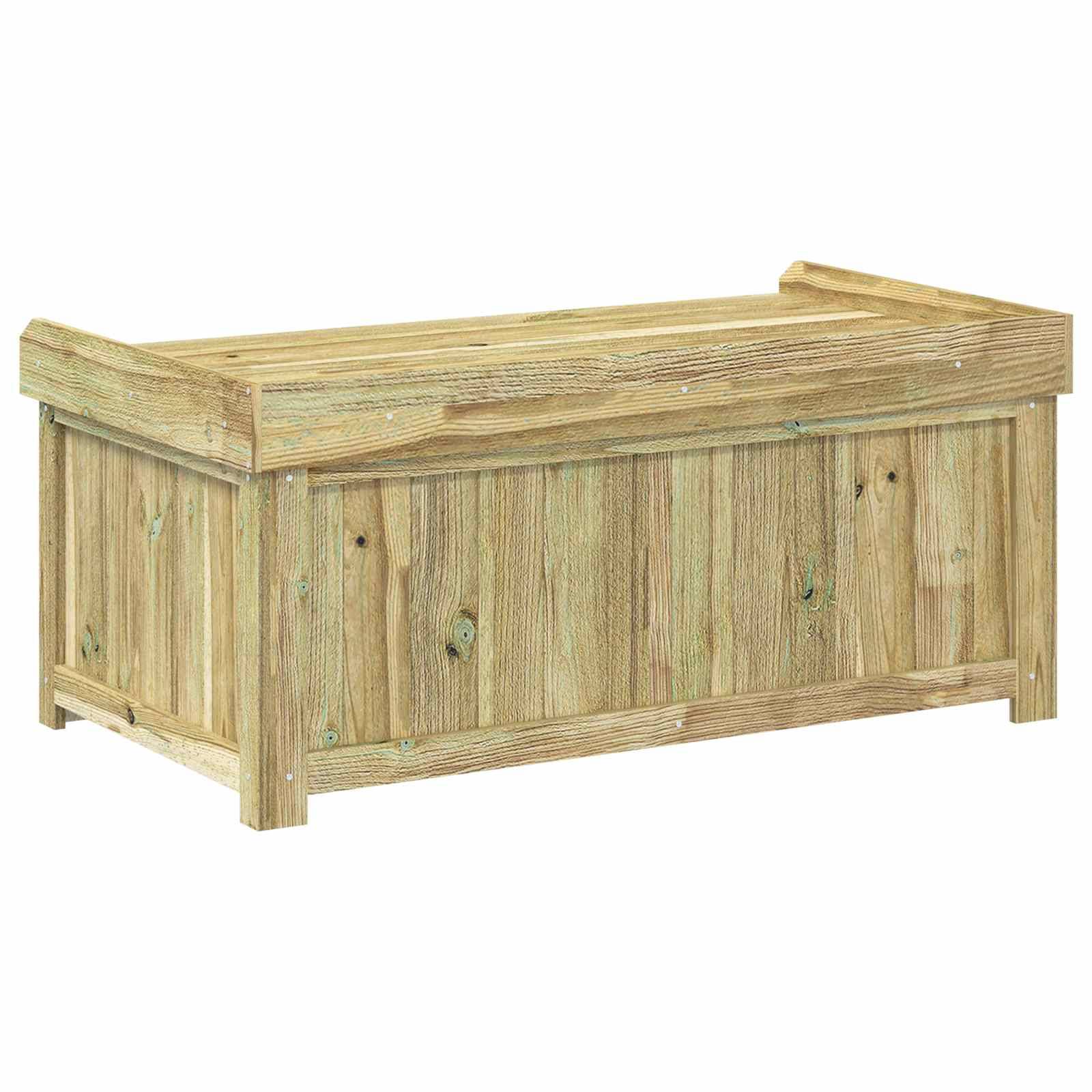 Vidaxl - Coffre à coussins d'extérieur Bois de pin imprégné vidaXL 42042675 - Image 6