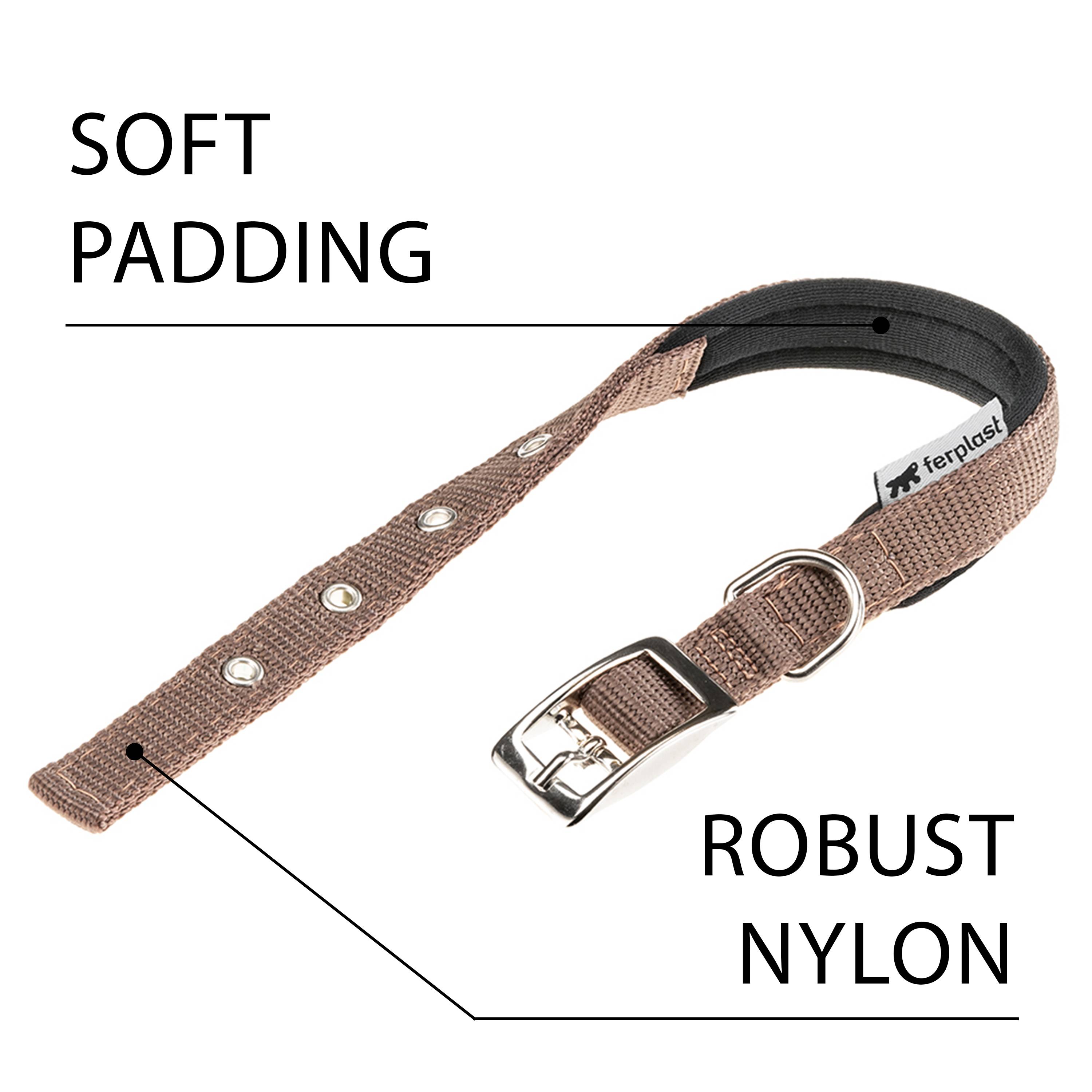 Ferplast - Collier chien chiens nylon souple rembourrage FERPLAST DAYTONA différentes tailles et couleurs - Imagen 5