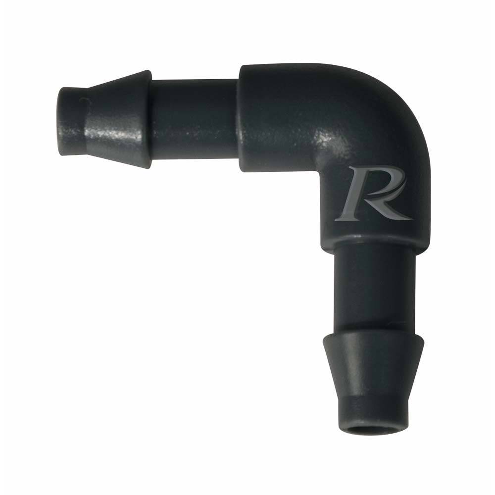 Ribimex - Coude cannelé pour tuyau diamètre 6mm par 10