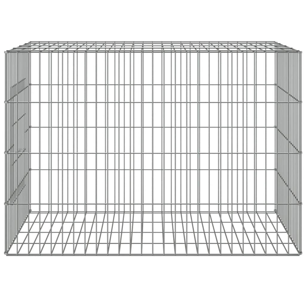 Vidaxl - Cage à lapin 78x54x54 cm Fer galvanisé vidaXL 171567 - Imagen 7