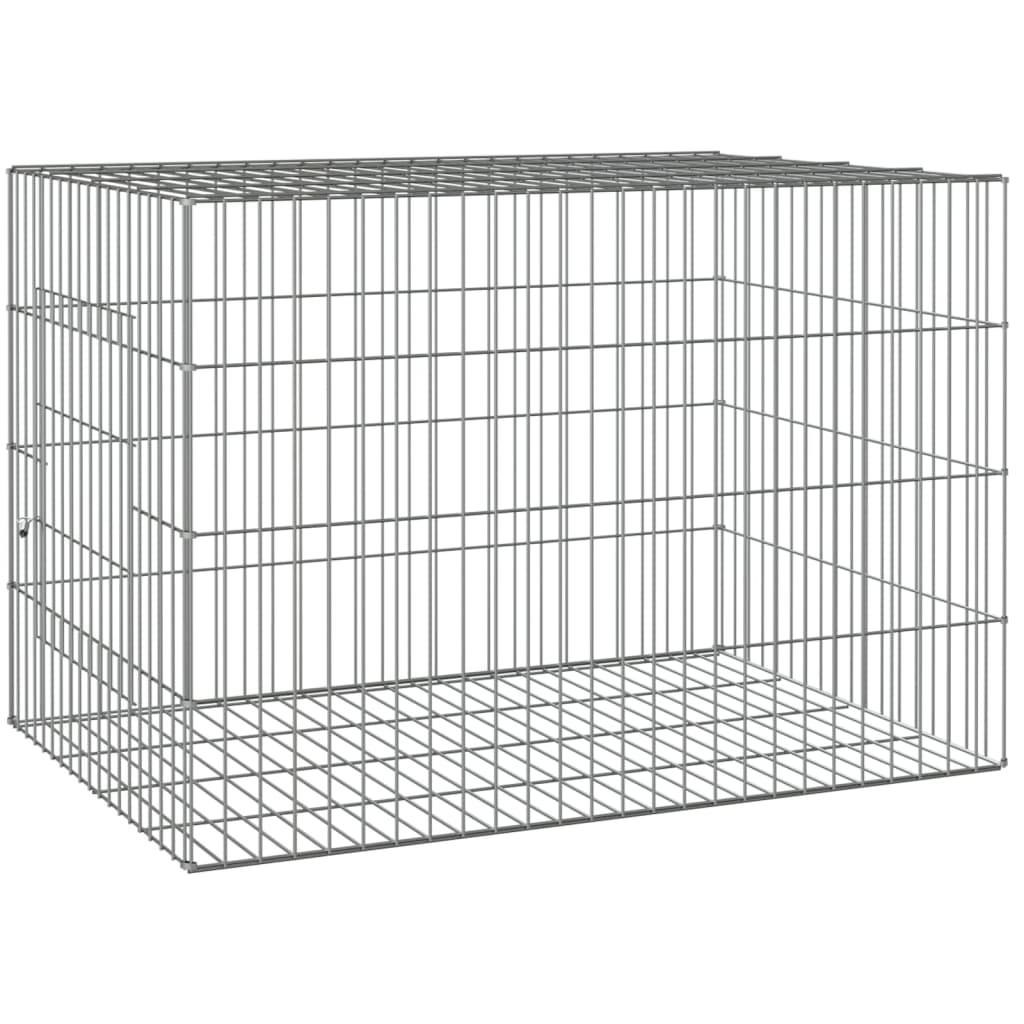 Vidaxl - Cage à lapin 78x54x54 cm Fer galvanisé vidaXL 171567 - Imagen 2