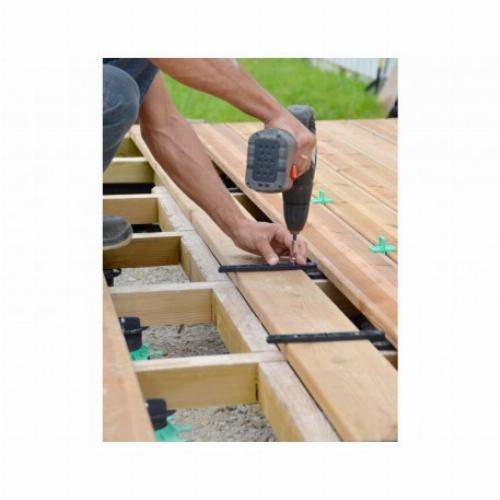 Jouplast - Kit fixation invisible pour lames de terrasse bois - +25mm - Imagen 1
