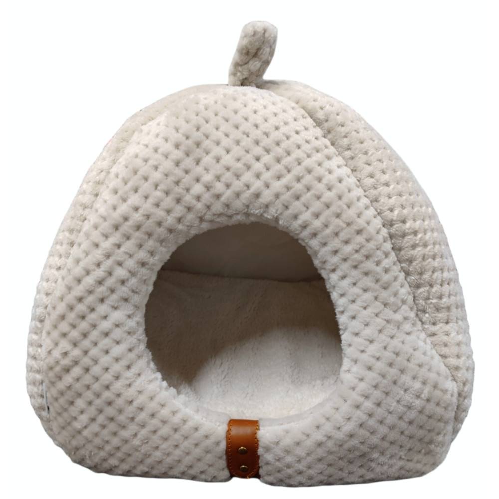 animallparadise - Abri Igloo PALOMA  39 x 38 x 32cm Couleur beige pour chat. - Imagen 1