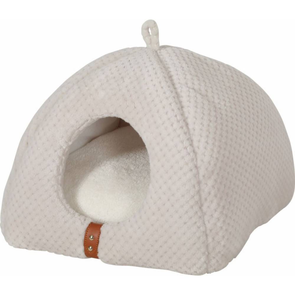 animallparadise - Abri Igloo PALOMA  39 x 38 x 32cm Couleur beige pour chat. - Imagen 6