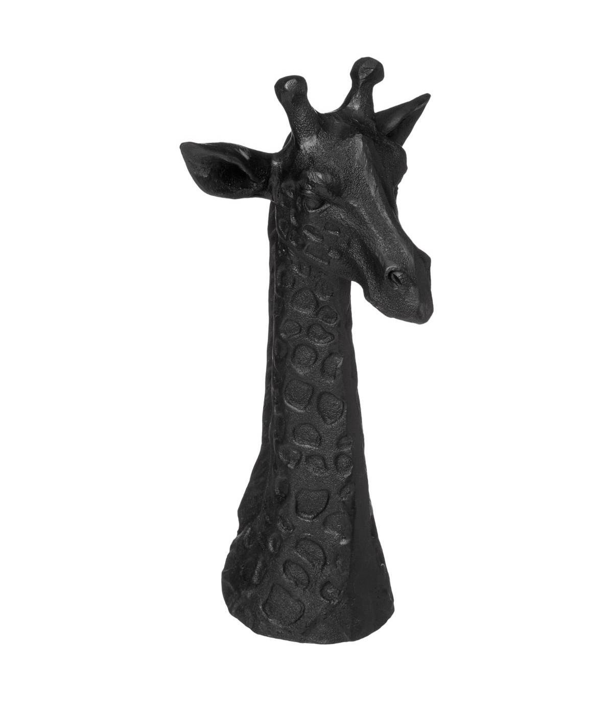 Objet décoratif Tête de Girafe Safari en résine H 33 cm