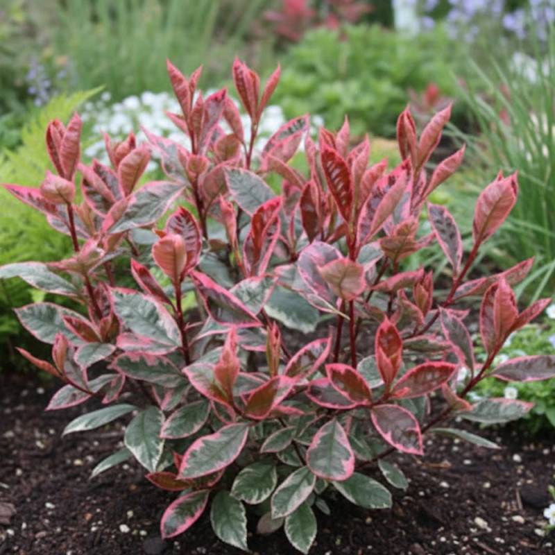 Photinia Louise® 'McLarlou' à fleurs Blanche - feuillage Persistant - Godet - 5/20 cm-  hauteur à maturité De 2,50 m à 3,00 m - Image 3
