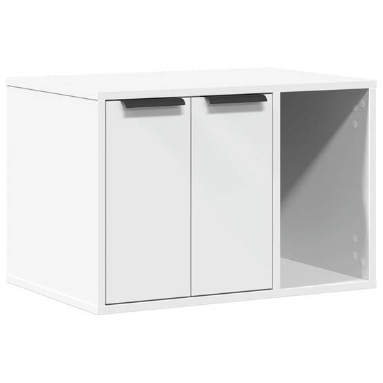 Chatiere bois blanc 60 x 40 x 40 cm - Prolenta premium p336.0 - Image 1