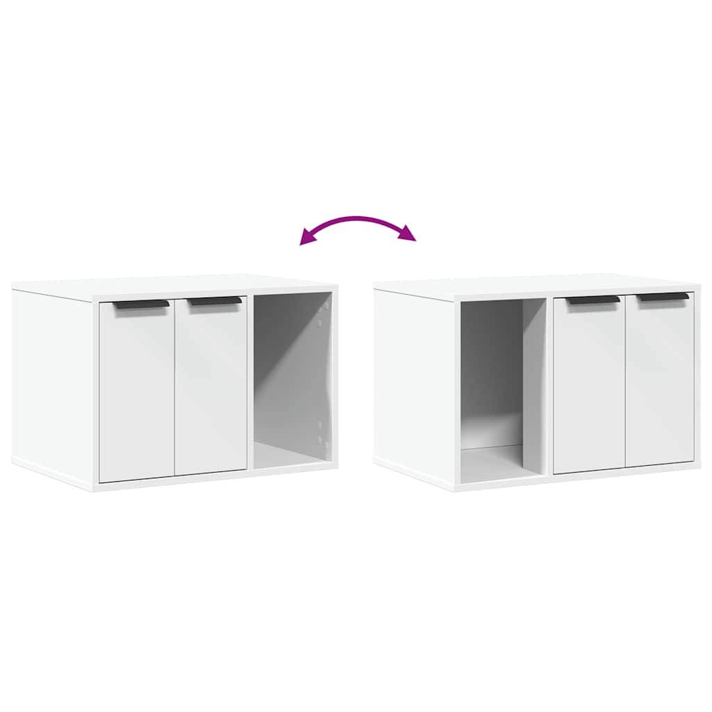 Chatiere bois blanc  60 x 40 x 40 cm  - Prolenta premium p336.0 - Image 8