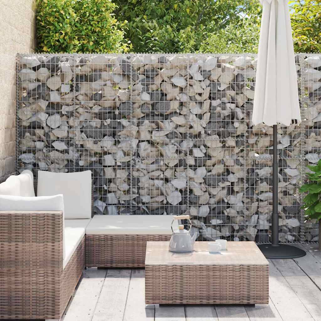Mur en gabion avec couvercles Acier galvanisé 900 x 30 x 200 cm - PANGIVO - Image 3