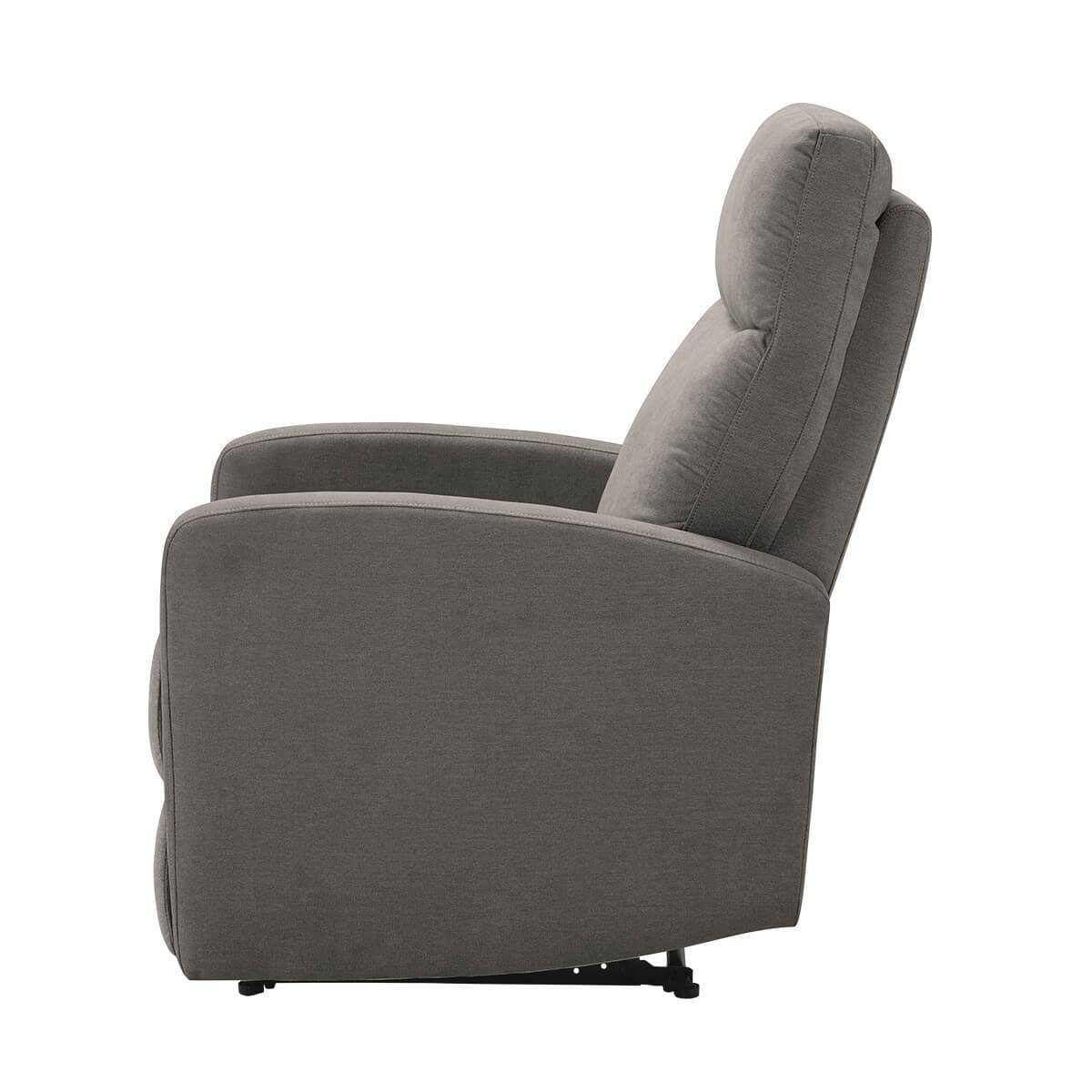 Fauteuil Relax Electrique Tissu Gris Foncé - LERIDA - Image 4