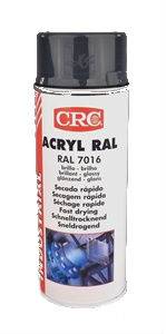 Peinture acrylique CRC Aérosol - Gris anthracite - 520/400 ml - 32194