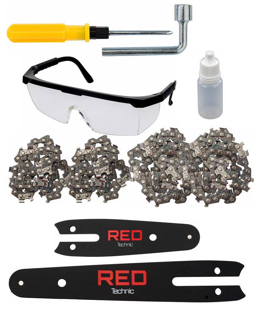 Importdistrib - Coffret Mini Tronçonneuse Portable Rechargeable 21 v 1000W + Accessoires offert - Image 2