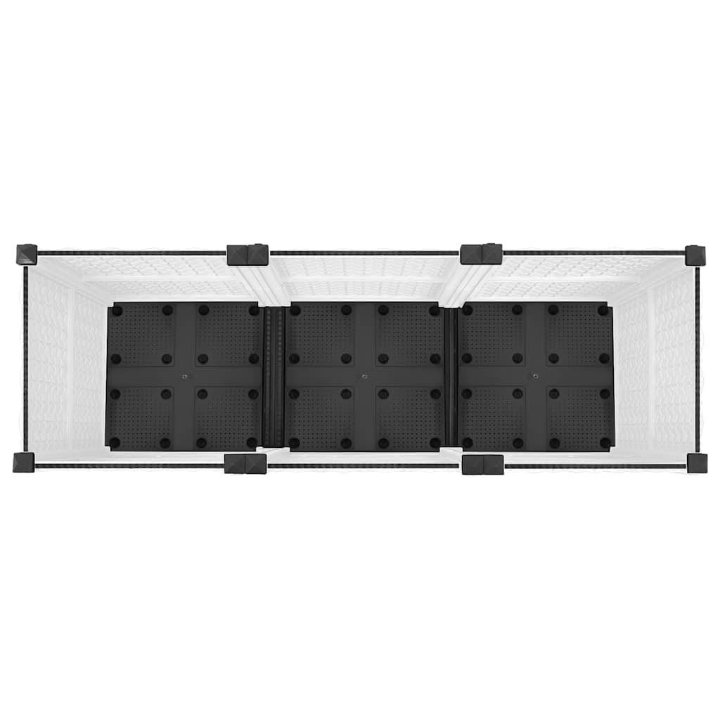Prolenta Premium - Jardinière polypropylène gris 120 x 40 x 38 cm - Prolenta premium p339.2 - Image 6
