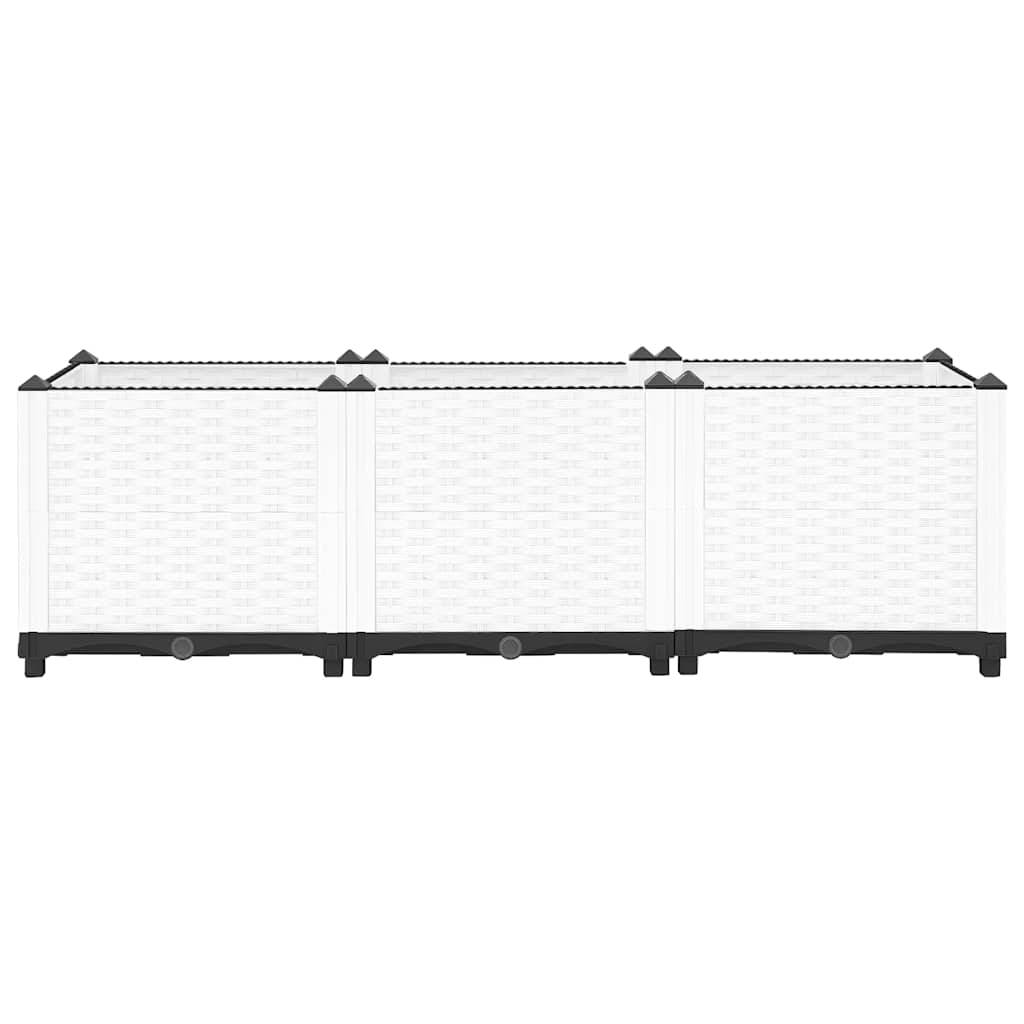 Prolenta Premium - Jardinière polypropylène gris 120 x 40 x 38 cm - Prolenta premium p339.2 - Image 4