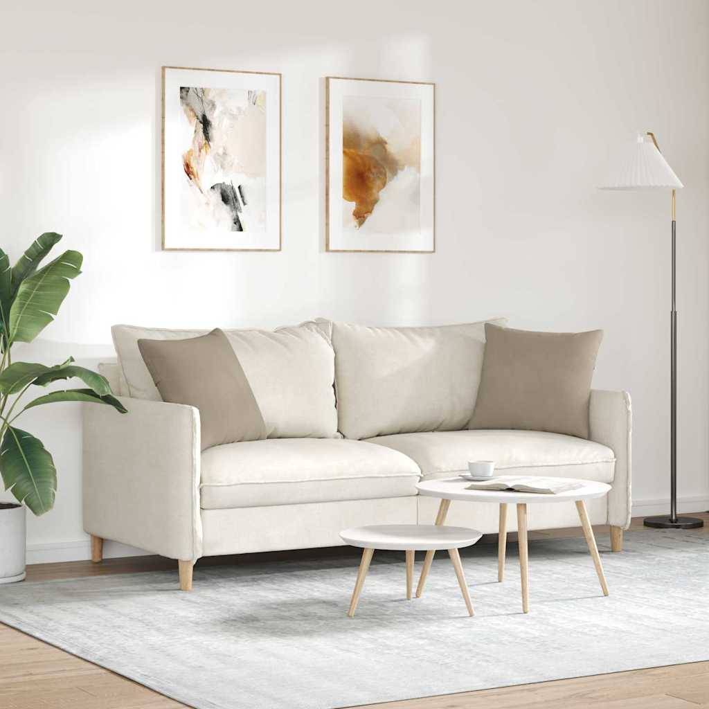 Coussin monobloc fibre de polyester taupe  45 x 45 x 18 cm  - Prolenta premium p323.6 - Image 4