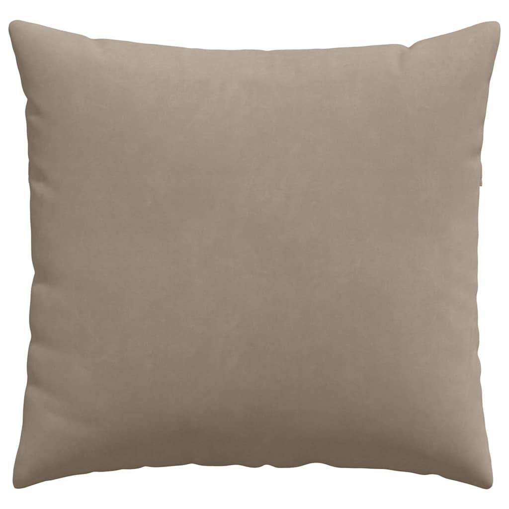 Coussin monobloc fibre de polyester taupe  45 x 45 x 18 cm  - Prolenta premium p323.6 - Image 6